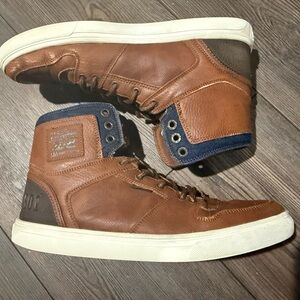 Levi’s Mason 501 High-Top Sneakers Brown Men’s Size 9.5
